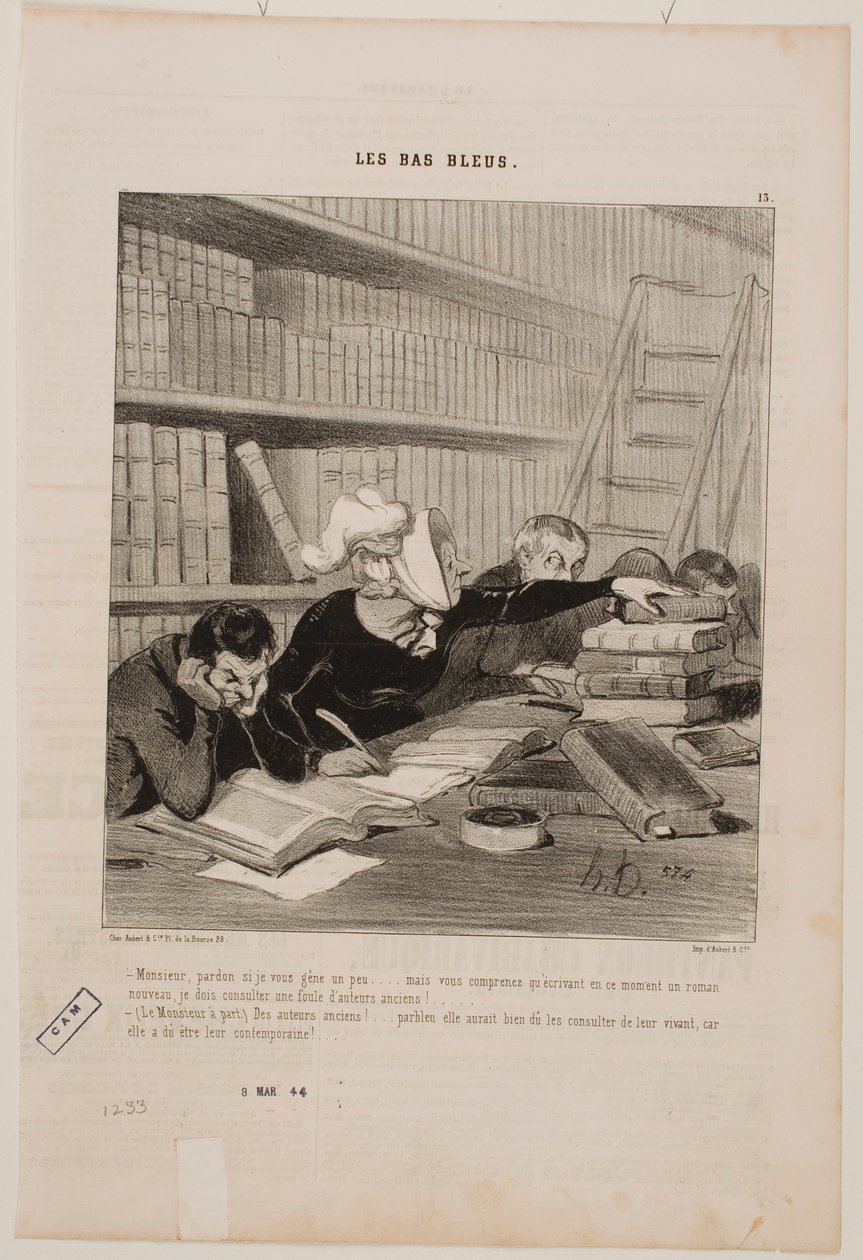 Pardon de vous déranger, monsieur... - Honoré Daumier