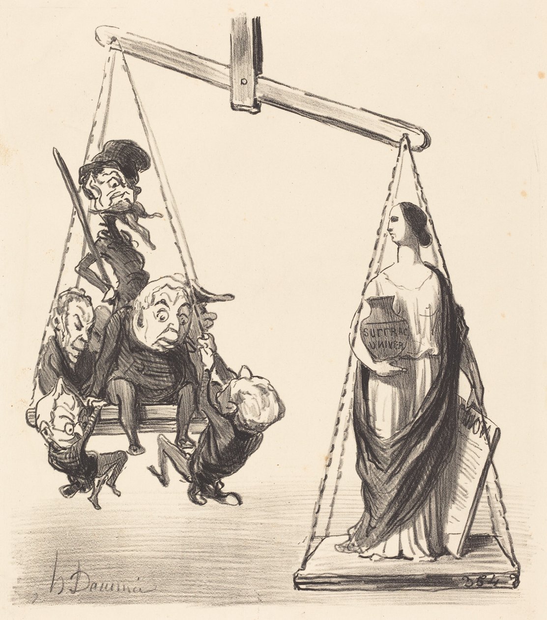 Suffrage universel - Honoré Daumier