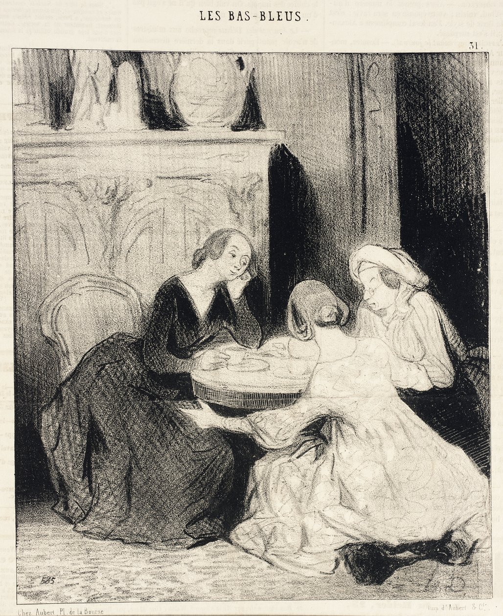 Suivez bien mon raisonnement, Eudoxie... - Honoré Daumier
