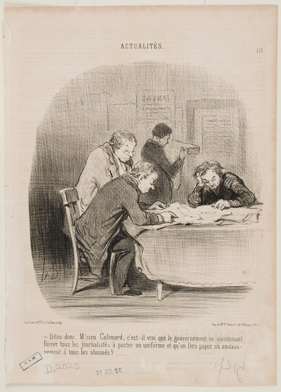 Dites-moi, M. Colimard… - Honoré Daumier