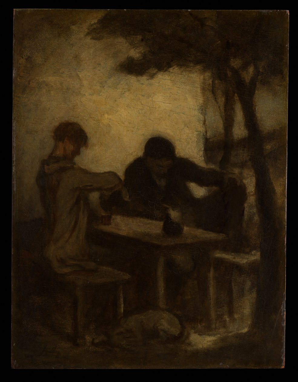 Les buveurs - Honoré Daumier