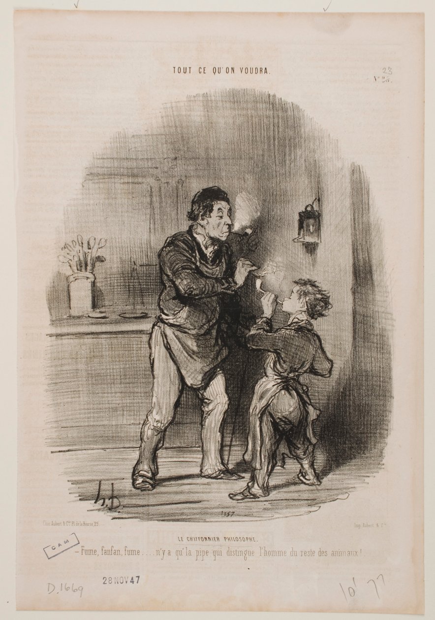 Le chiffonnier philosophe - Honoré Daumier