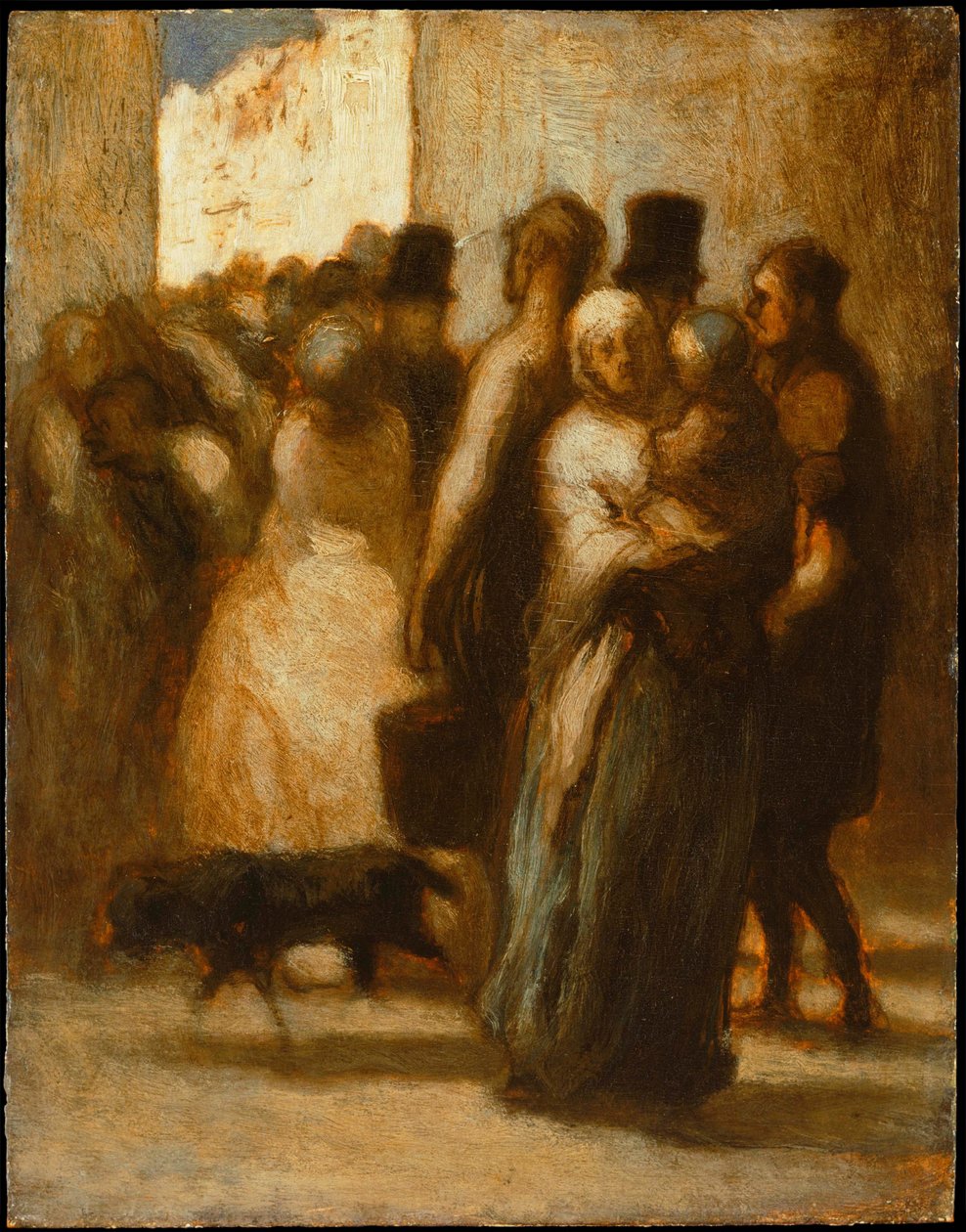 Vers la rue - Honoré Daumier