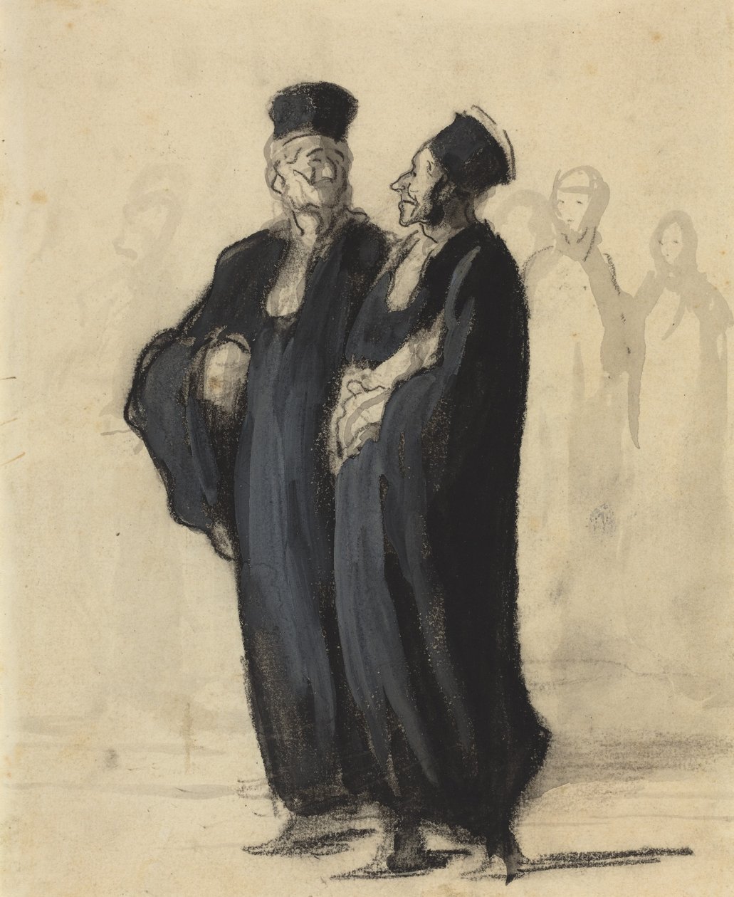 Deux avocats - Honoré Daumier