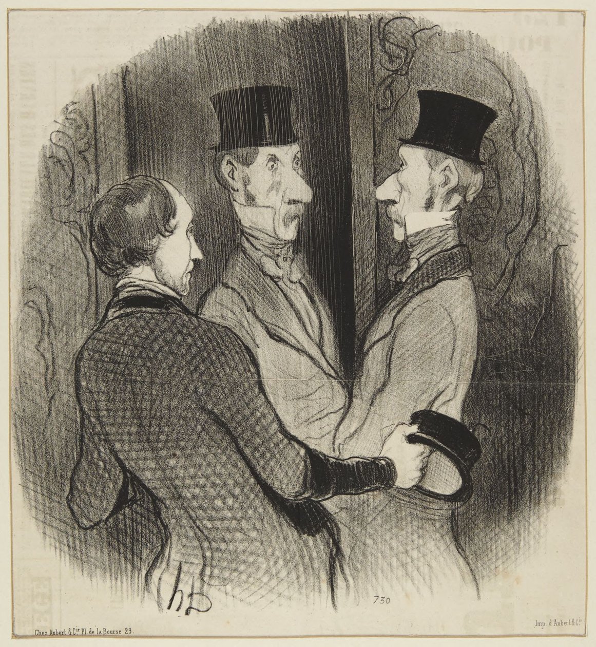 «Un chapeau neuf» - Honoré Daumier