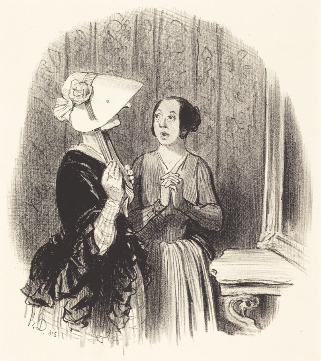 Un Chapeau Pamèla - Honoré Daumier