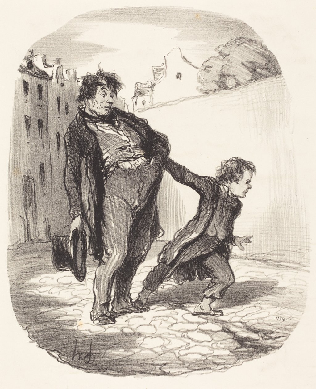 Un fils modèle - Honoré Daumier