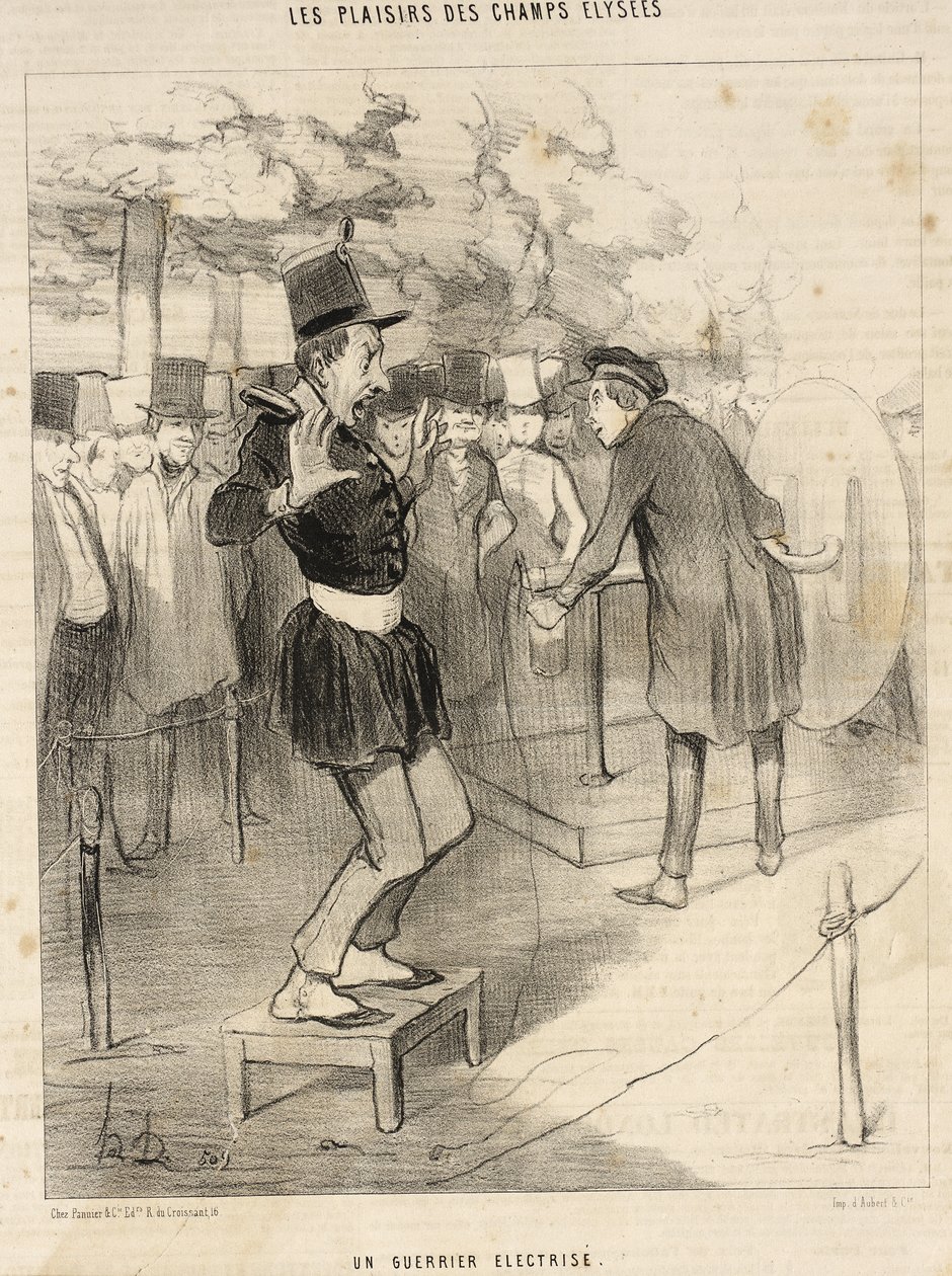 Un Guerrier électrisé - Honoré Daumier