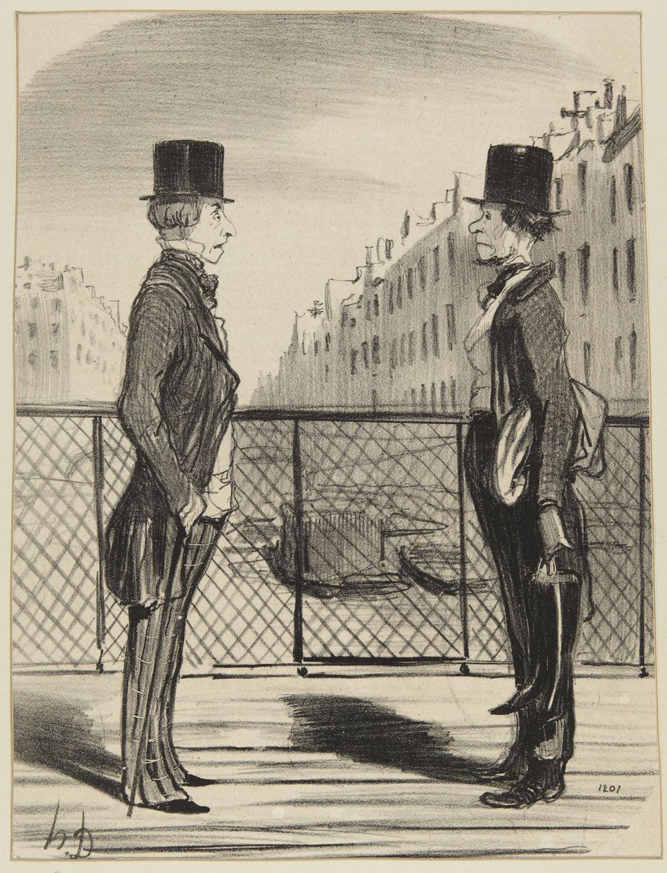 «Un Homme dans ses petits souliers» - Honoré Daumier