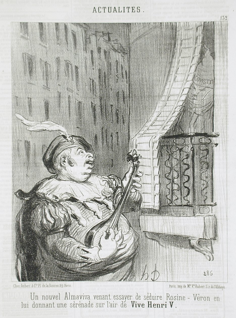 Un Nouvel Almaviva... - Honoré Daumier