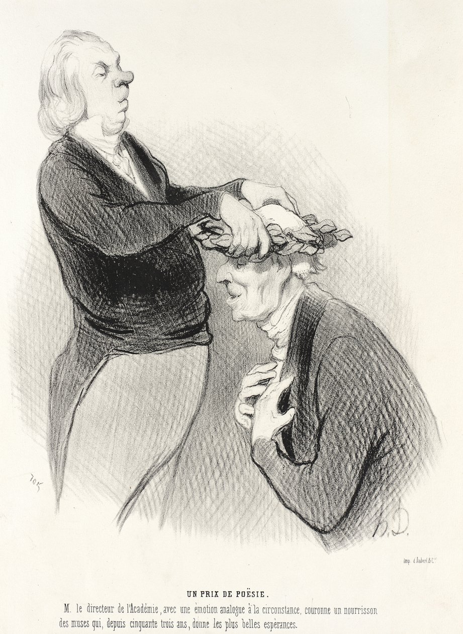 Un prix de poésie - Honoré Daumier