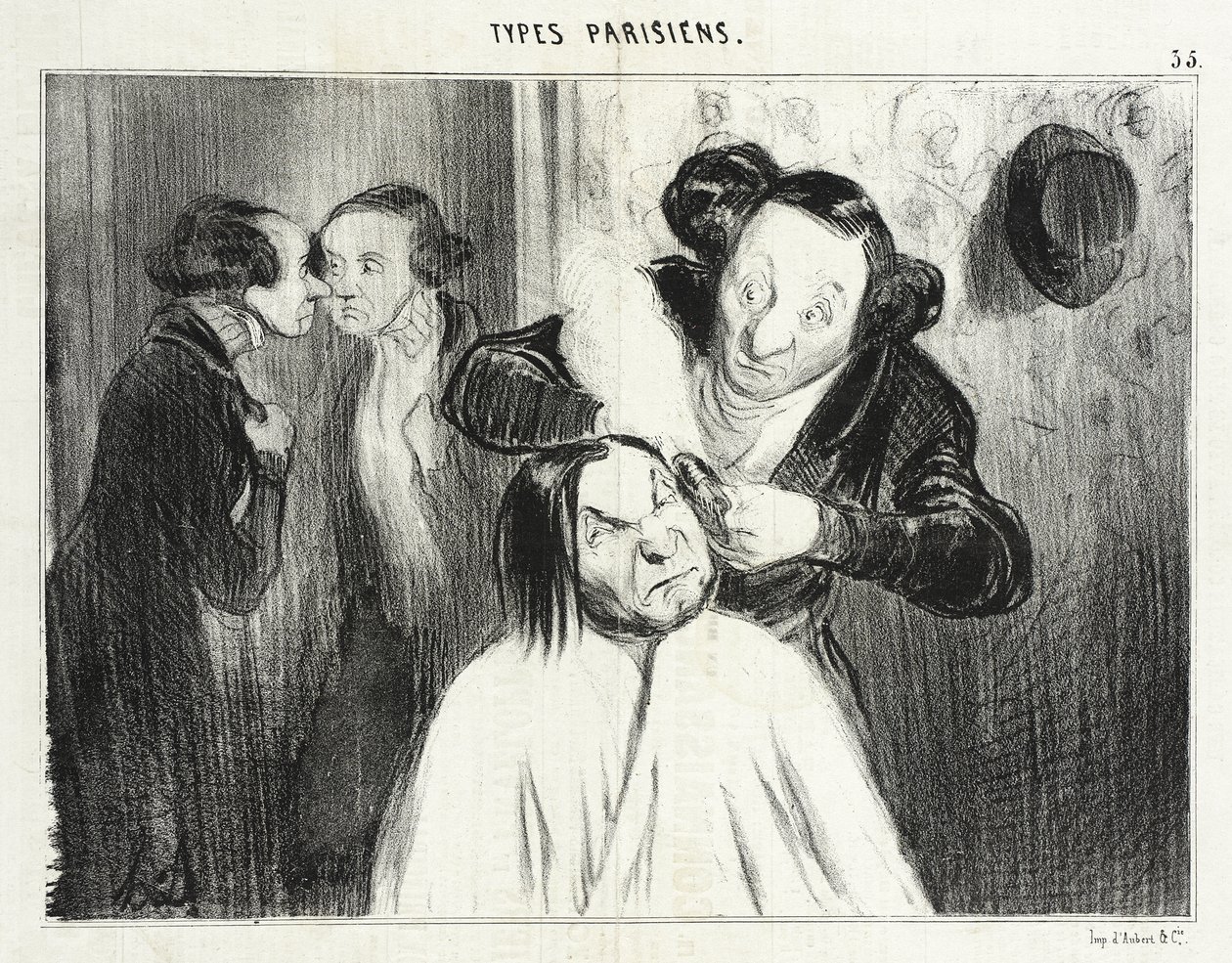 Un coup de feu! - Honoré Daumier