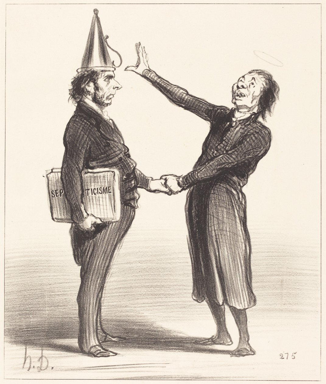 Une Alliance - Honoré Daumier