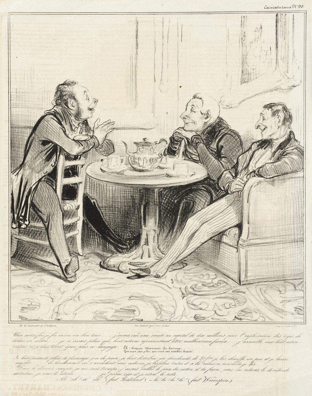 Une autre fois je fis encore un bon tour... - Honoré Daumier