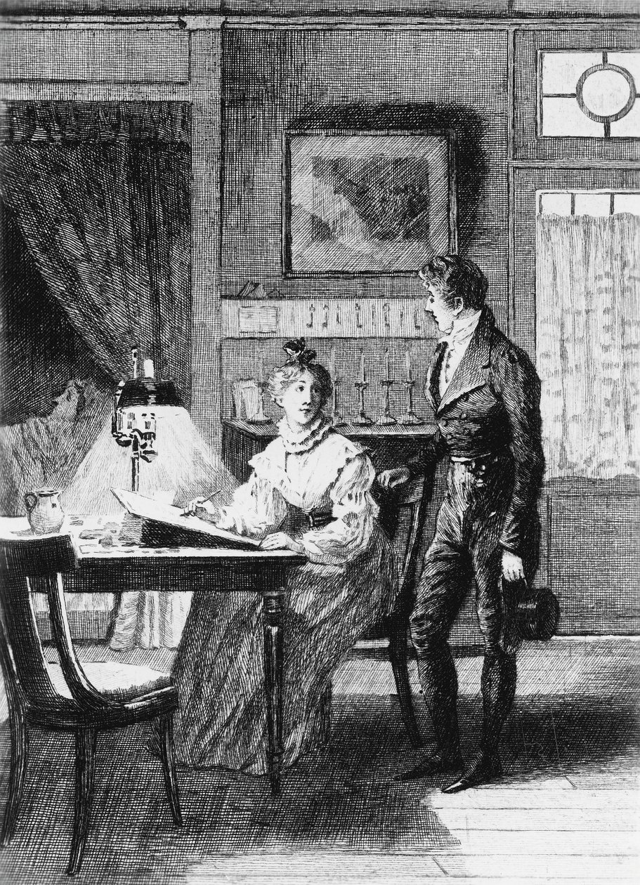 Illustration par Adrien Moreau pour La Peau de chagrin, roman d