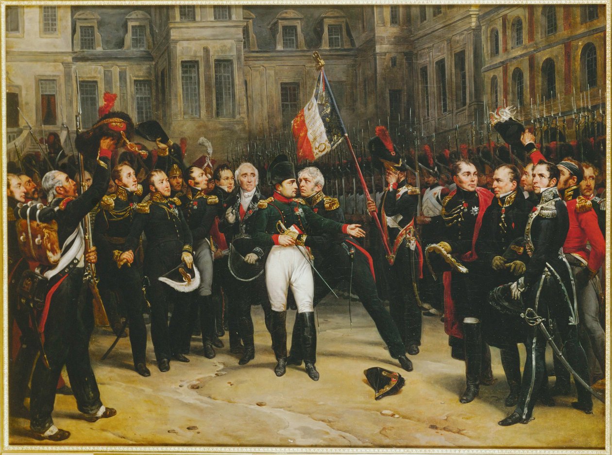Napoléon fait ses adieux à la Garde impériale à Fontainebleau ... - Horace (after) Vernet