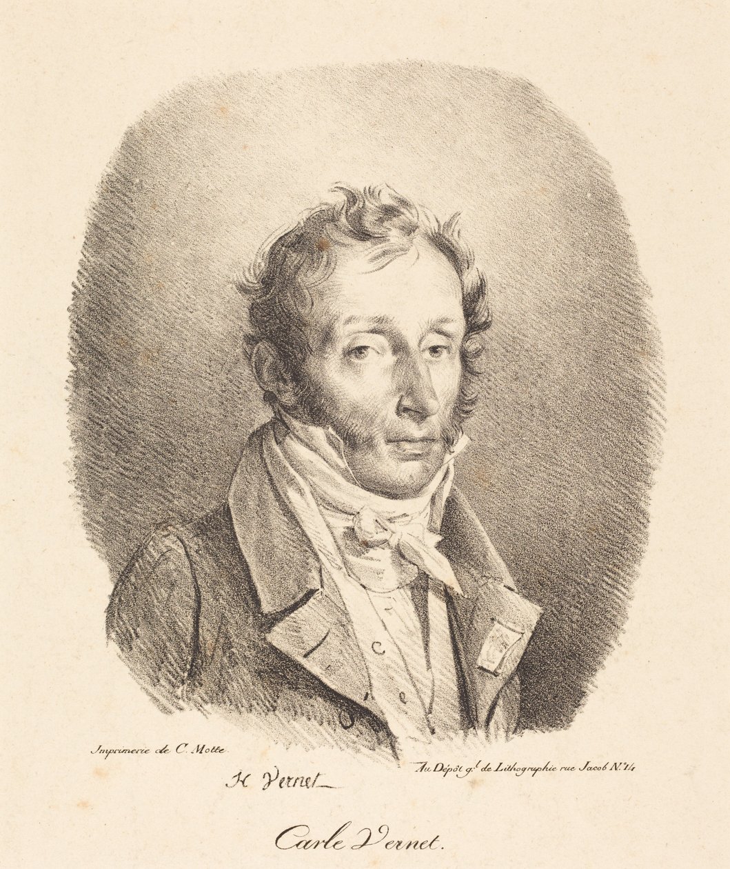 Buste de Carle Vernet - Horace Vernet