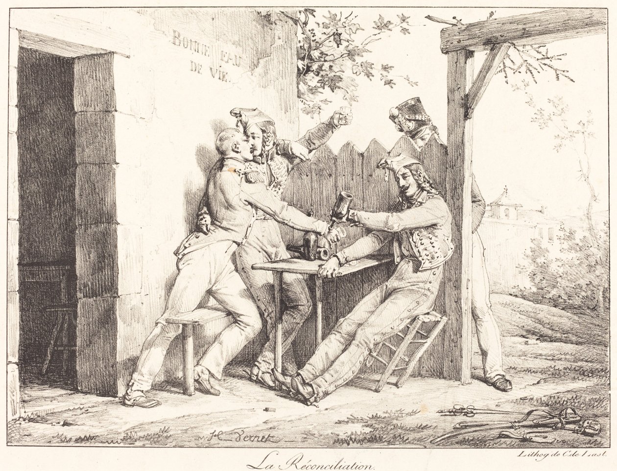 La Réconciliation - Emile Jean Horace Vernet