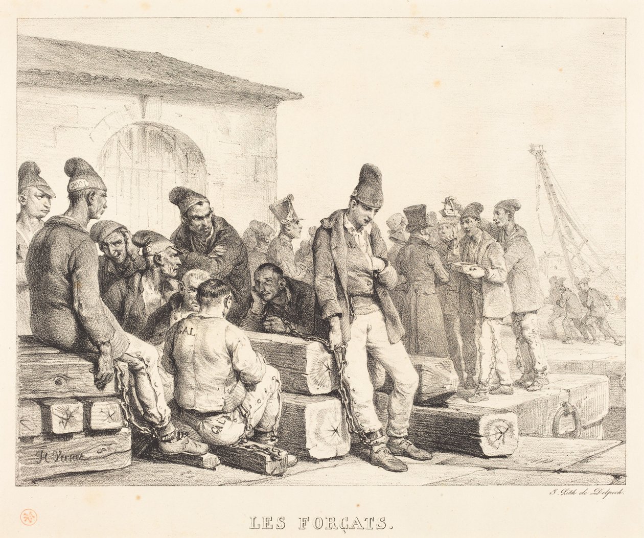 Les Forçats (The Convicts) - Horace Vernet