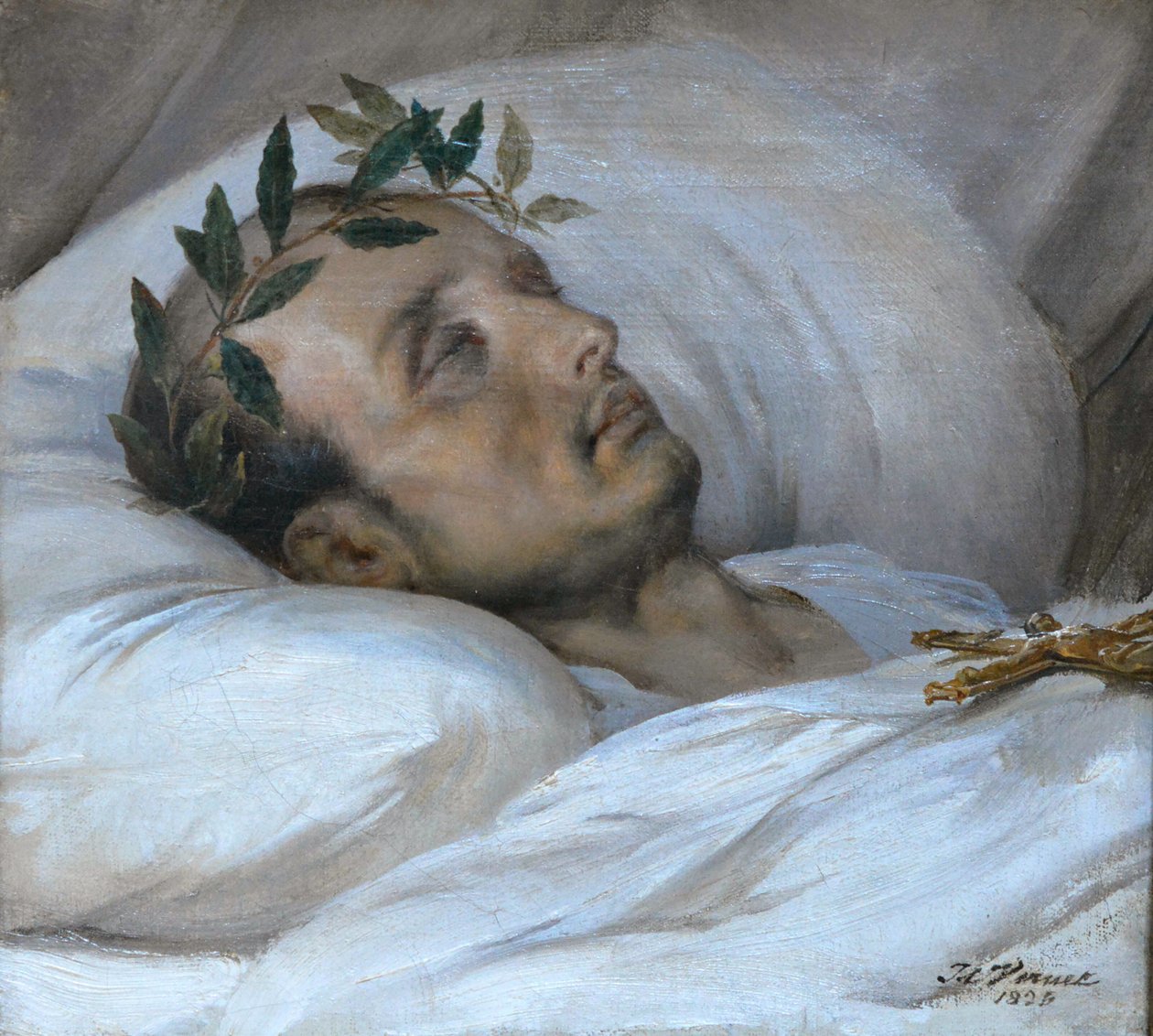 Napoléon sur son lit de mort, 5 mai 1821 - Emile Jean Horace Vernet
