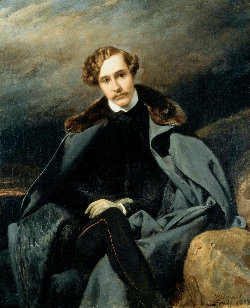 Portrait du prince Alexandre Ivanovitch Bariatinsky - Emile Jean Horace Vernet
