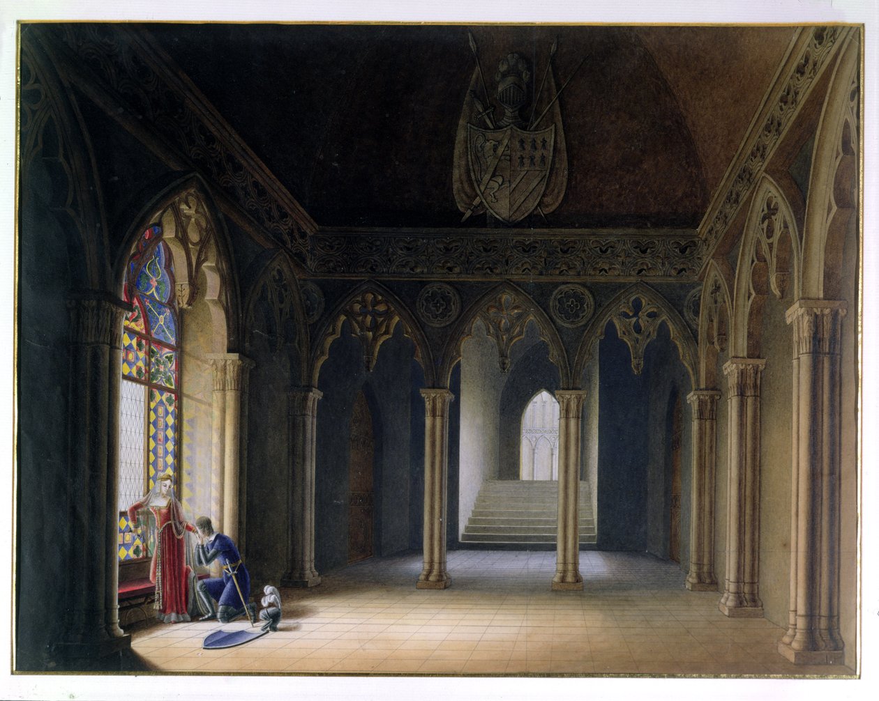 Le Départ des Chevaliers - Hortense de Beauharnais