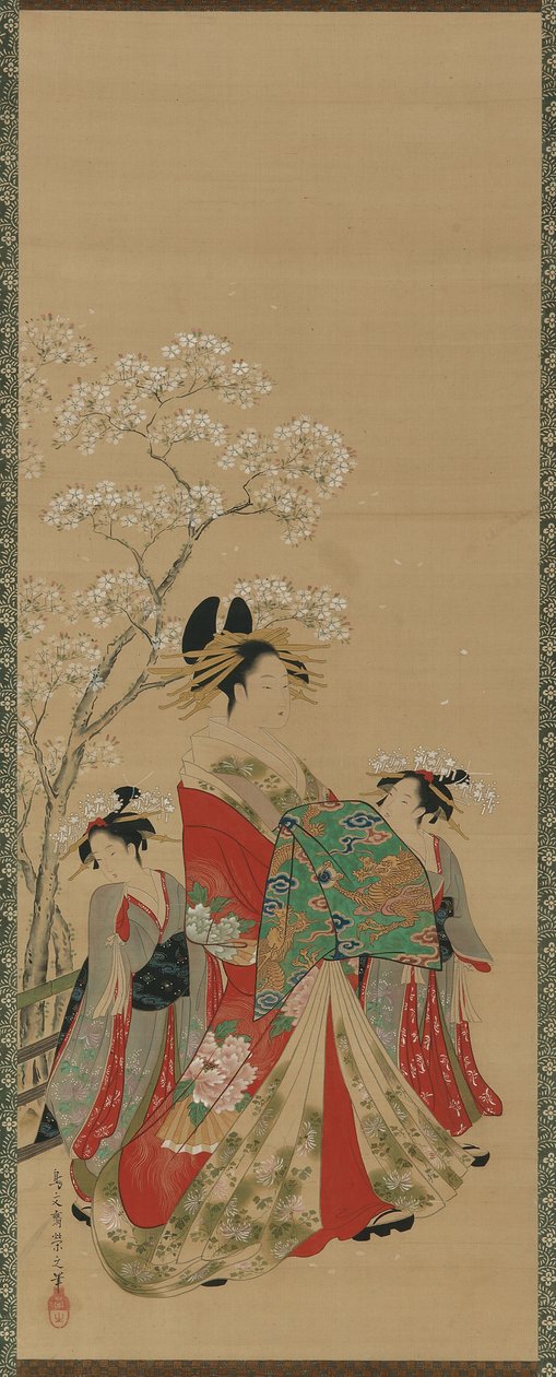Beautés des saisons - Printemps, période Edo, fin XVIIIe-début XIXe siècle - Hosoda Eishi