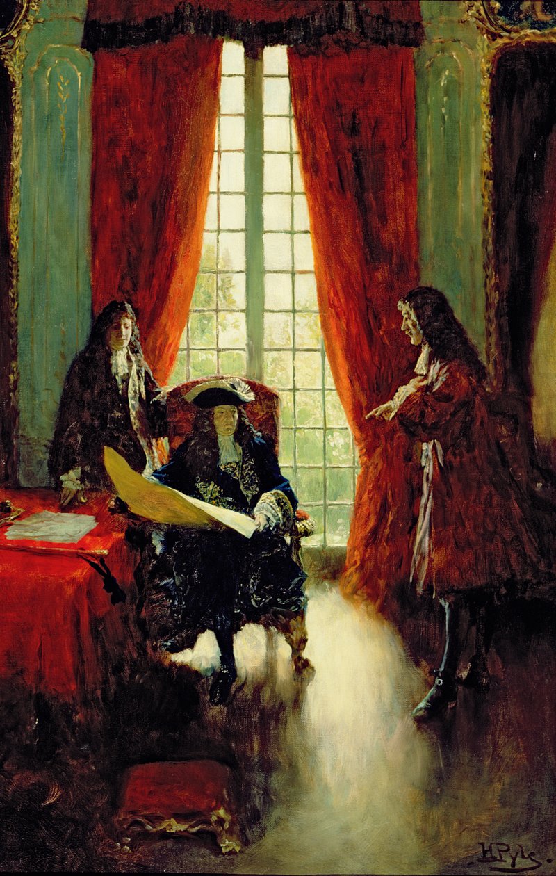 La Salle demande au roi la permission d