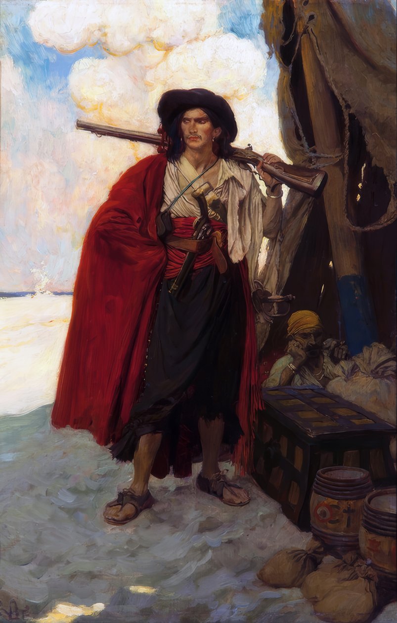 Le boucanier était un homme pittoresque - Howard Pyle