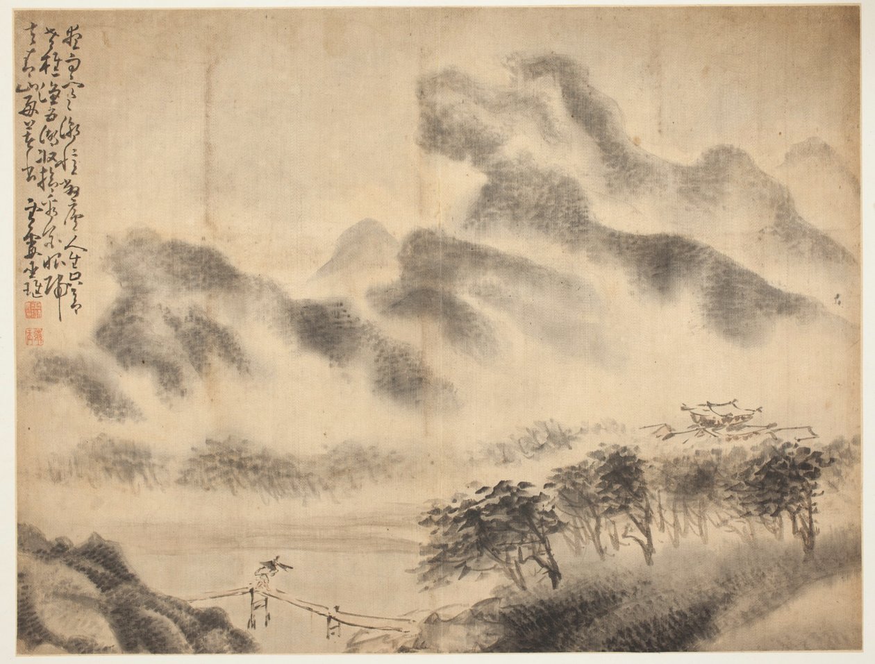 Paysages et figures : Paysage - Huang Shen