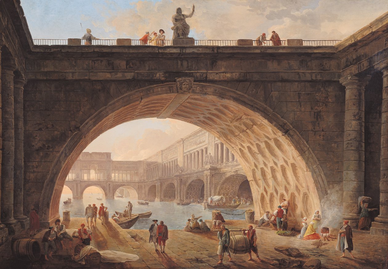 Un port, c.1760 - Hubert Robert