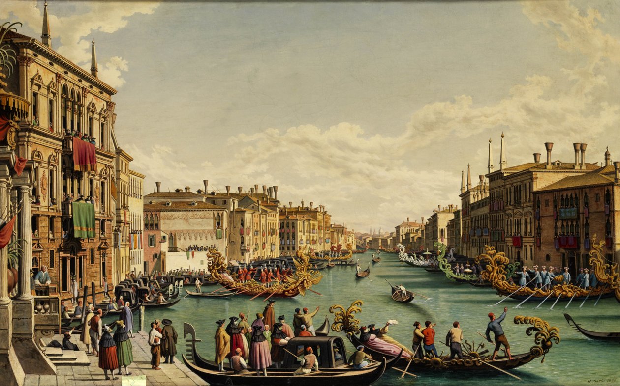 La fête du Rédempteur à Venise - Hubert Sattler