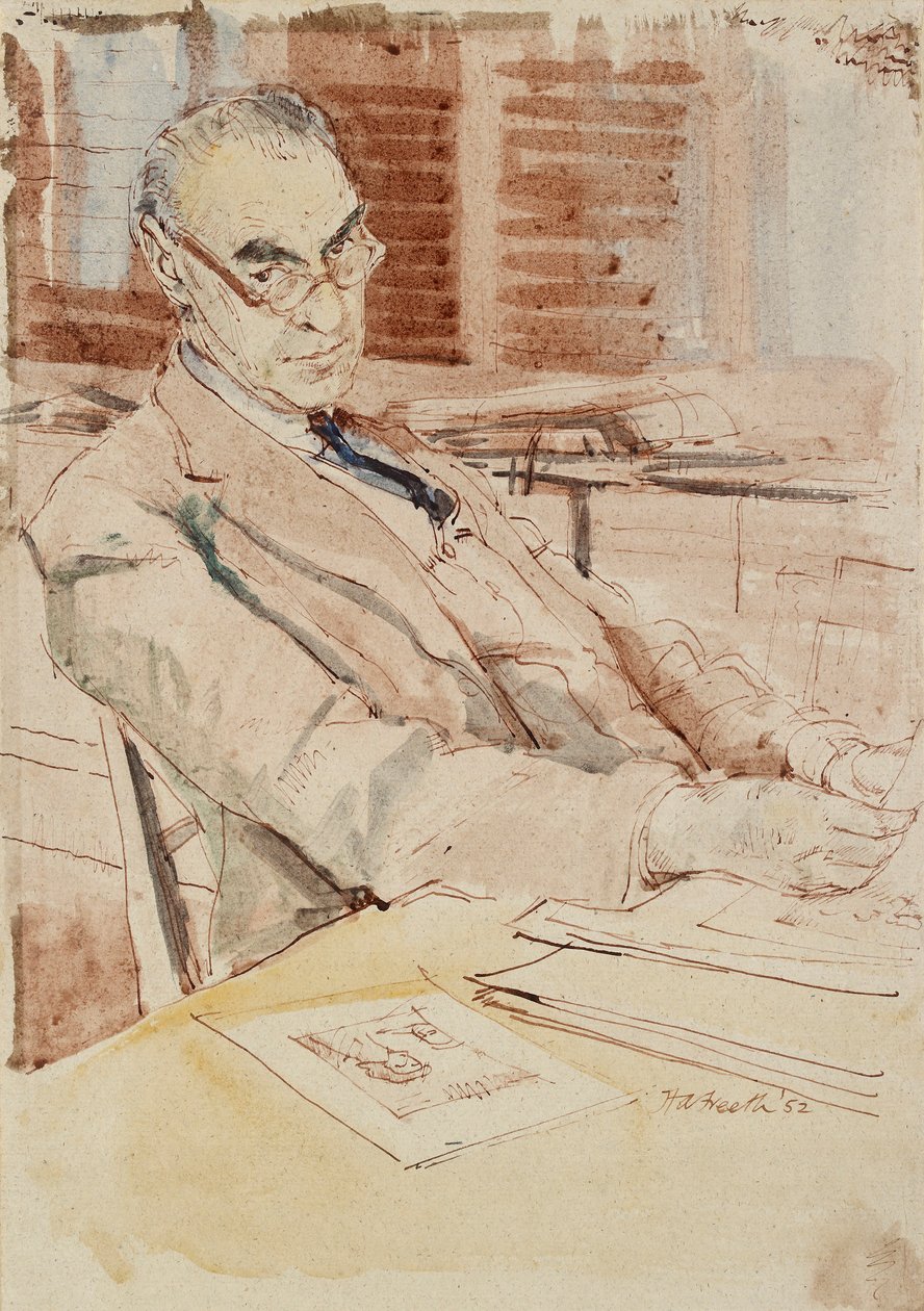 Portrait de Sir Karl Theodore Parker, CBE - Hubert Andrew Freeth