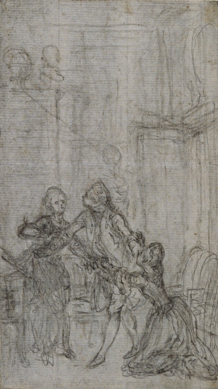 Study for Vignette-Frontispiece in Charles-Simon Favart