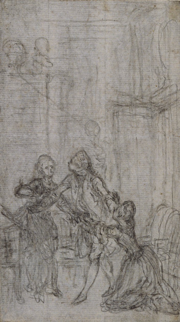 Study for Vignette-Frontispiece in Charles-Simon Favart