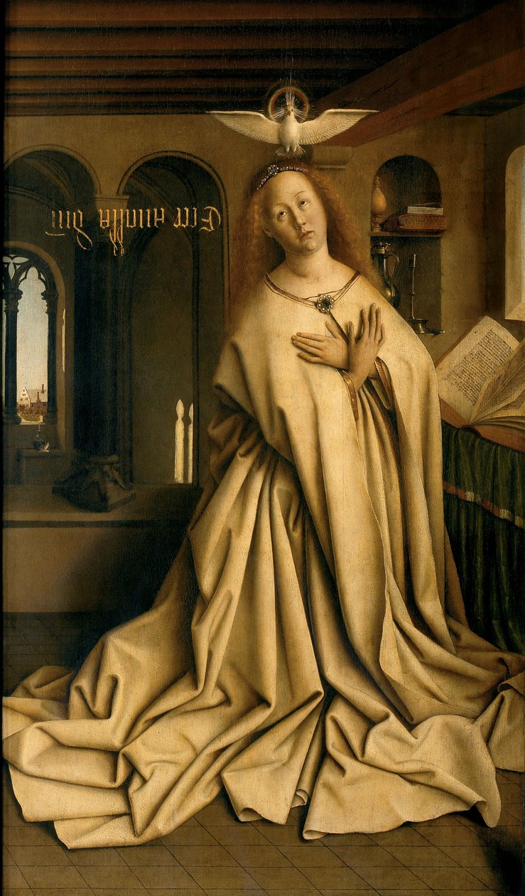 Vierge Annonciatrice - Hubert & Jan van (1390 1441) Eyck