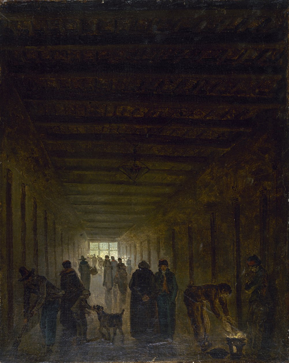 Couloir de la prison Saint-Lazare - Hubert Robert