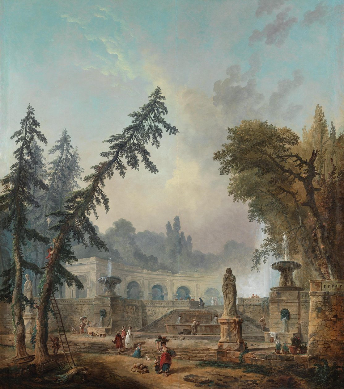 Paysage de parc - Hubert Robert