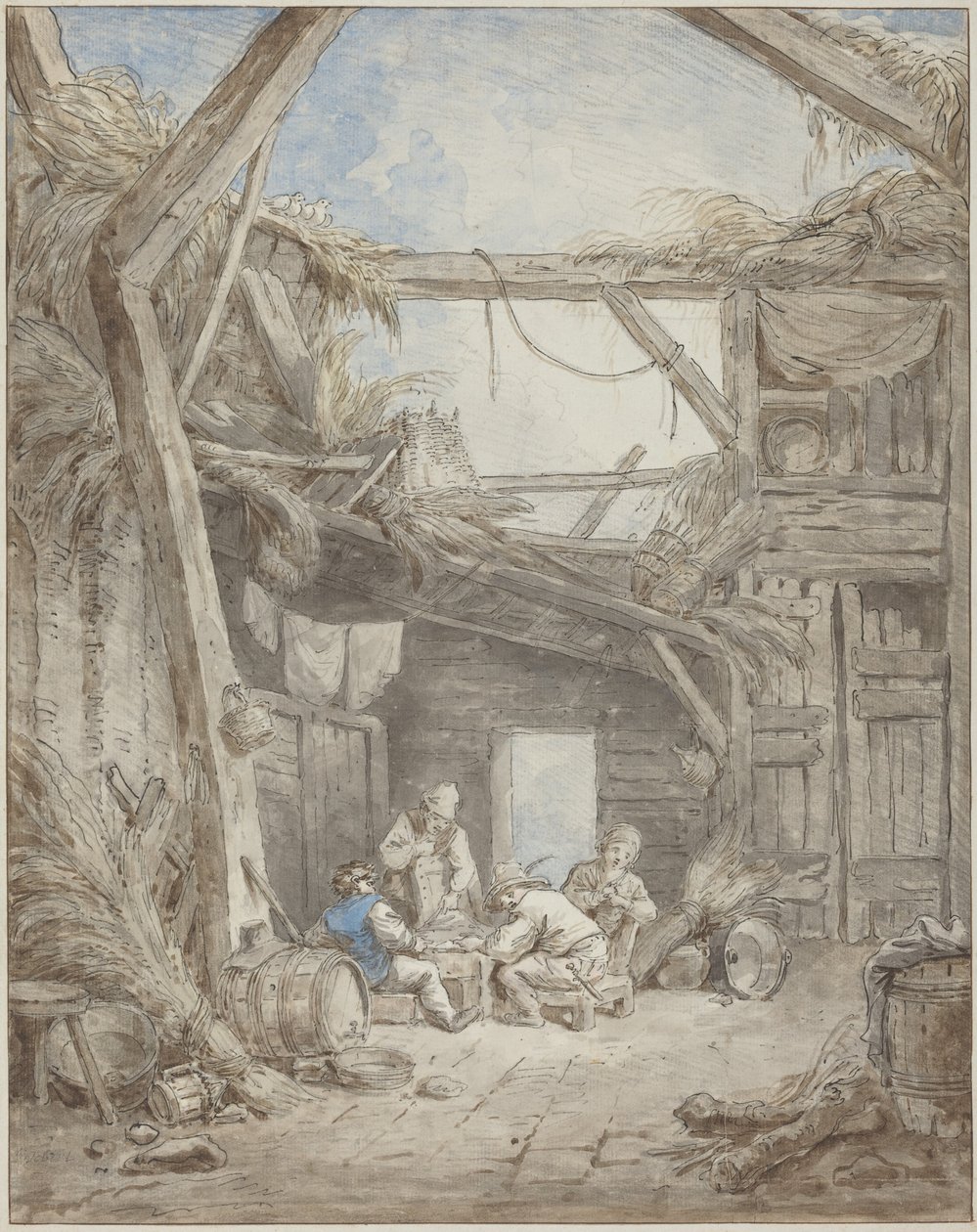 Ferme en ruine - Hubert Robert