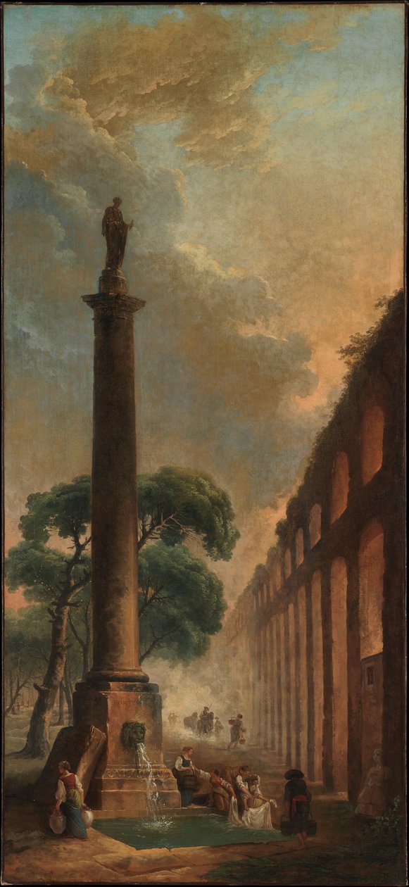La fontaine - Hubert Robert