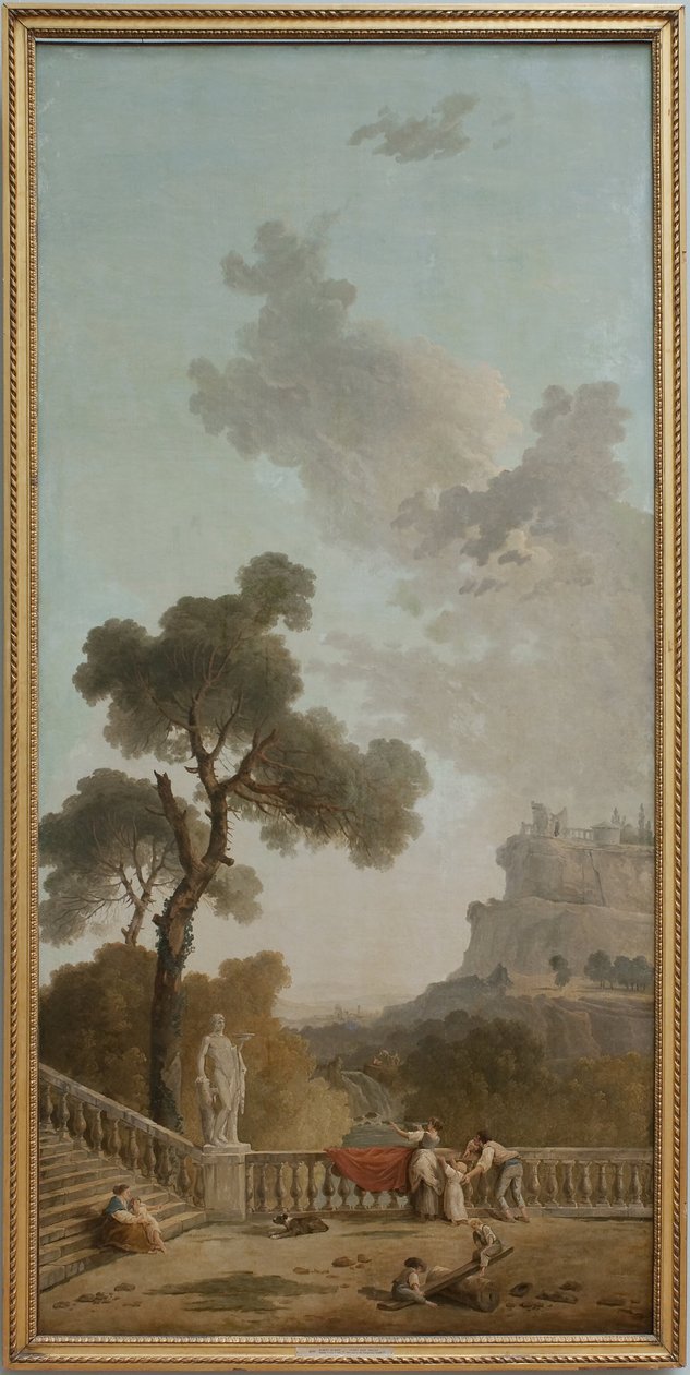 Vue depuis une terrasse - Hubert Robert