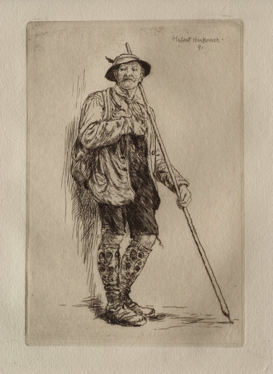 Paysan bavarois - Hubert von Herkomer