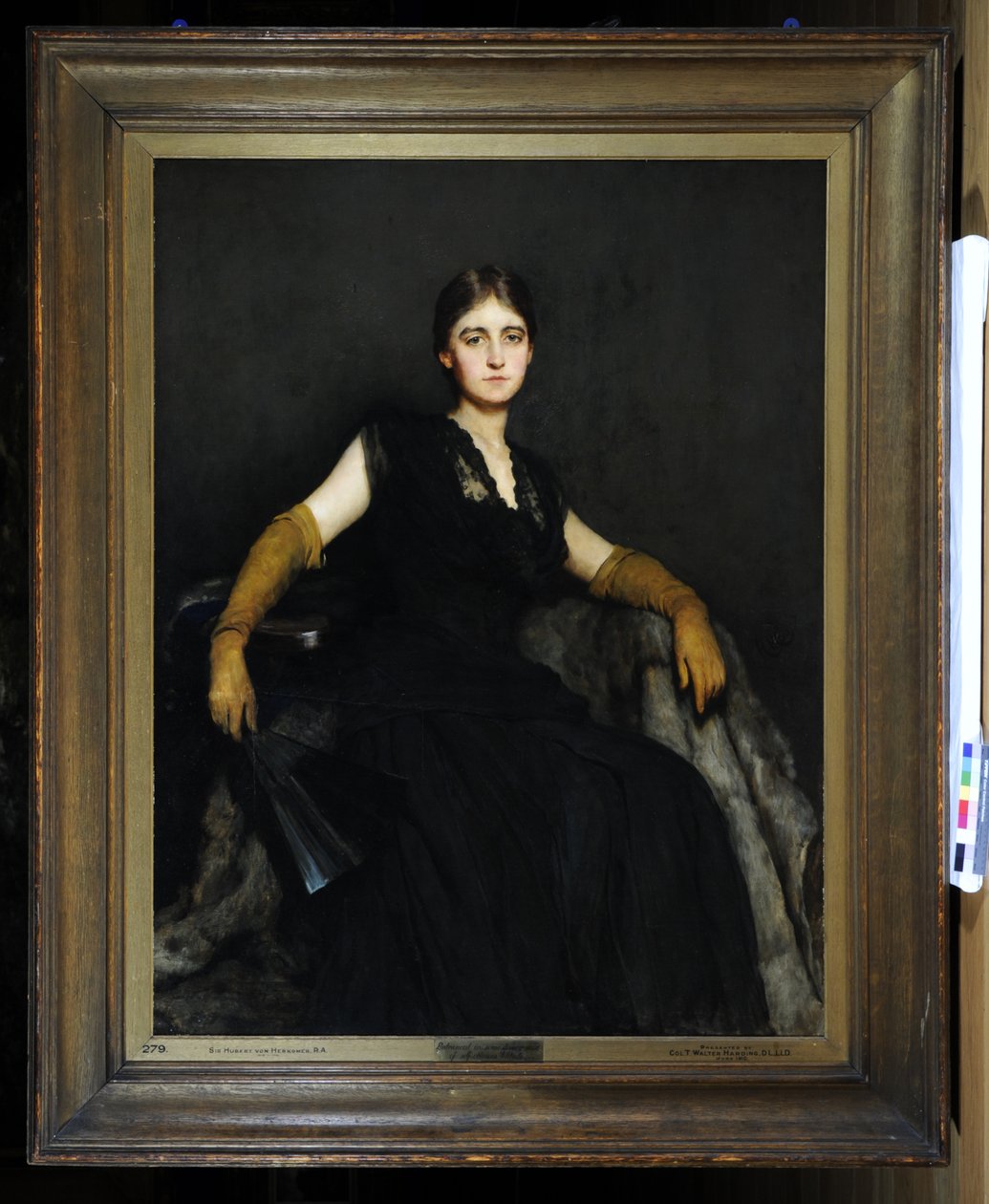 Envoûtée, ou Dame en Noir - Hubert von Herkomer