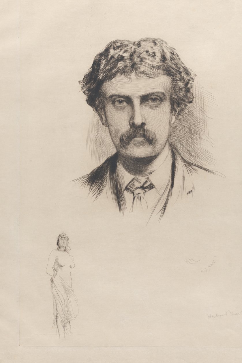Portrait de Cecil Lawson, 1882 - Hubert von Herkomer