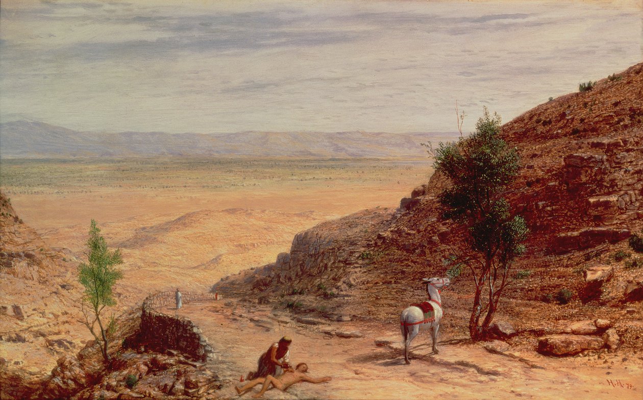 La Route Entre Jérusalem et Jéricho - Hubert von Herkomer