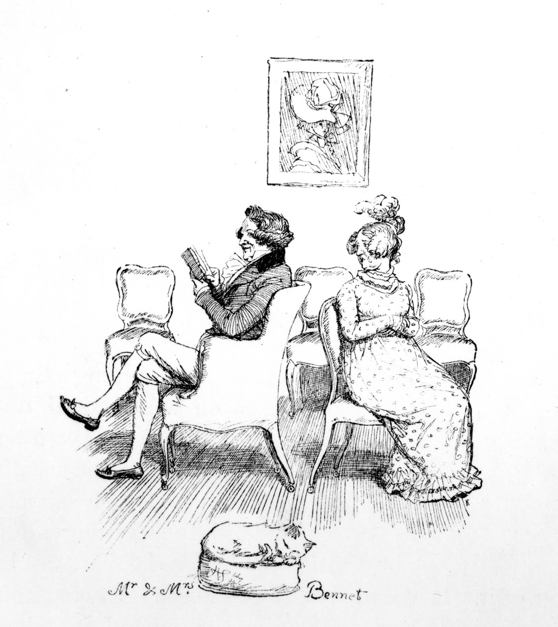 M. et Mme Bennet, illustration de 