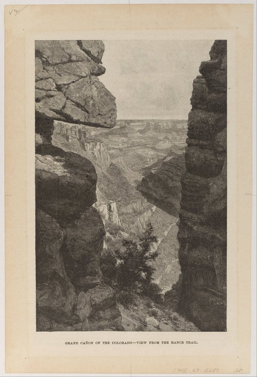 Grand Canyon du Colorado, vue depuis le sentier Hance - Hugh Bolton Jones