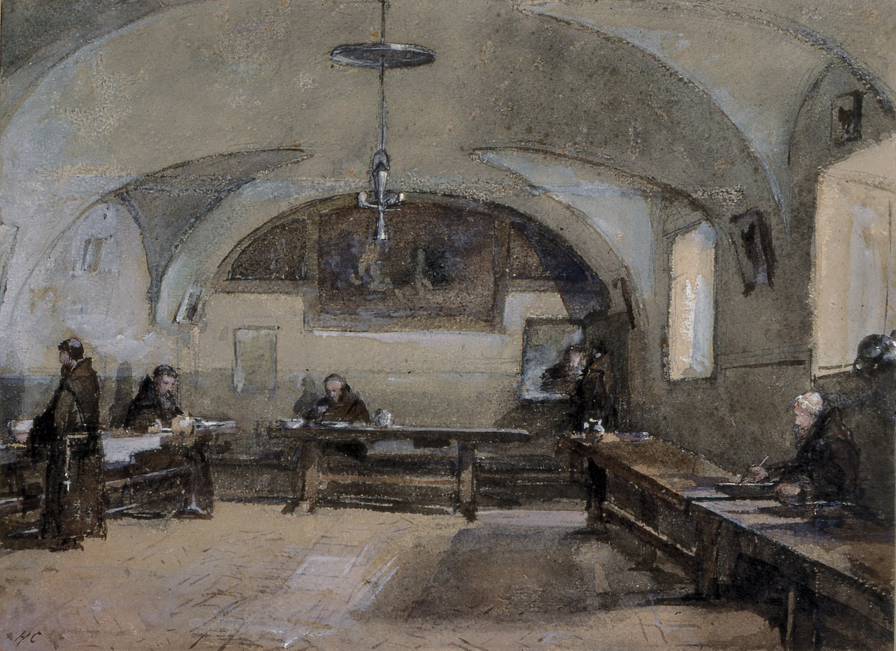 Intérieur du couvent des Capucins à Albano - Hugh Carter