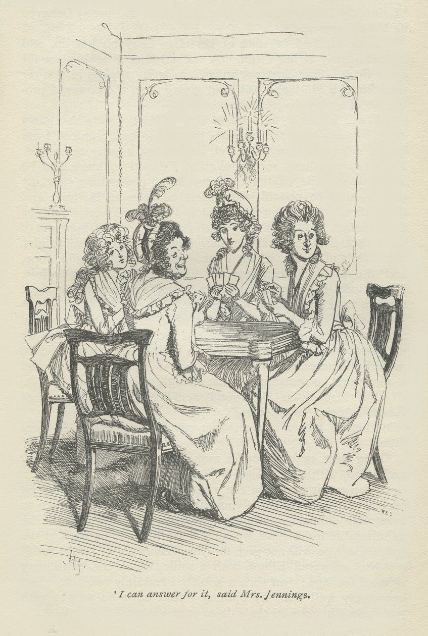Je peux en répondre, dit Mme Jennings, 1896 - Hugh Thomson