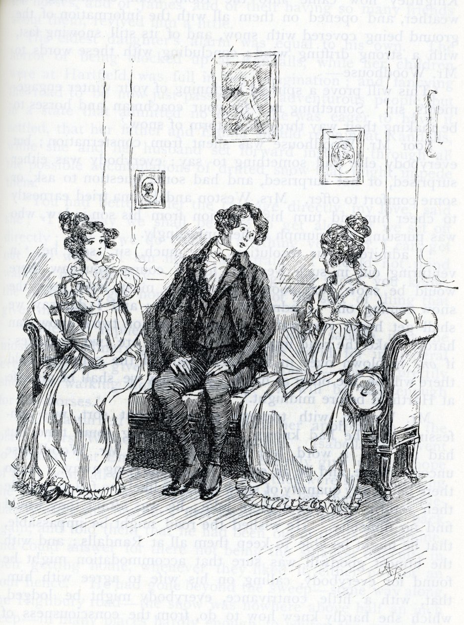 Illustration pour "Emma" de Jane Austen - Hugh Thomson